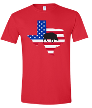 Load image into Gallery viewer, Short Sleeve T-Shirt Texas Red Wild Hog Vibrant Design High Quality Tight Knit Ring Spun Low Maintenance Cotton Printed With The Newest Available Color Transfer Technology