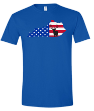 Load image into Gallery viewer, Short Sleeve T-Shirt Kentucky Royal Elk Vibrant Design High Quality Tight Knit Ring Spun Low Maintenance Cotton Printed With The Newest Available Color Transfer Technology