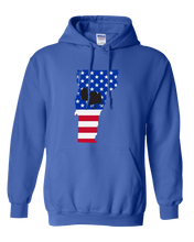 Load image into Gallery viewer, Pullover Hooded Sweatshirt Vermont Royal Turkey Vibrant Design High Quality Tight Knit Ring Spun Low Maintenance Cotton Printed With The Newest Available Color Transfer Technology