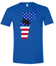 Load image into Gallery viewer, Short Sleeve T-Shirt Vermont Royal Turkey Vibrant Design High Quality Tight Knit Ring Spun Low Maintenance Cotton Printed With The Newest Available Color Transfer Technology