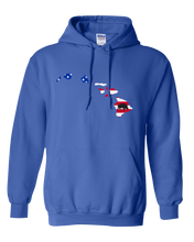 Load image into Gallery viewer, Pullover Hooded Sweatshirt Hawaii Royal Wild Hog Vibrant Design High Quality Tight Knit Ring Spun Low Maintenance Cotton Printed With The Newest Available Color Transfer Technology