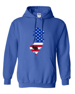 Pullover Hooded Sweatshirt New Jersey Royal Turkey Vibrant Design High Quality Tight Knit Ring Spun Low Maintenance Cotton Printed With The Newest Available Color Transfer Technology
