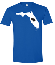 Load image into Gallery viewer, Short Sleeve T-Shirt Florida Royal Turkey Vibrant Design High Quality Tight Knit Ring Spun Low Maintenance Cotton Printed With The Newest Available Color Transfer Technology