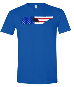 Short Sleeve T-Shirt Tennessee Royal Turkey Vibrant Design High Quality Tight Knit Ring Spun Low Maintenance Cotton Printed With The Newest Available Color Transfer Technology