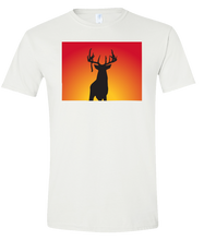 Load image into Gallery viewer, Short Sleeve T-Shirt Colorado White Whitetail Deer Vibrant Design High Quality Tight Knit Ring Spun Low Maintenance Cotton Printed With The Newest Available Color Transfer Technology