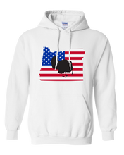 Load image into Gallery viewer, Pullover Hooded Sweatshirt Oregon White Turkey Vibrant Design High Quality Tight Knit Ring Spun Low Maintenance Cotton Printed With The Newest Available Color Transfer Technology