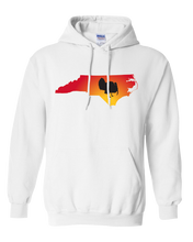Load image into Gallery viewer, Pullover Hooded Sweatshirt North Carolina White Turkey Vibrant Design High Quality Tight Knit Ring Spun Low Maintenance Cotton Printed With The Newest Available Color Transfer Technology