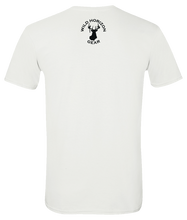 Load image into Gallery viewer, Short Sleeve T-Shirt New York White Black Bear Vibrant Design High Quality Tight Knit Ring Spun Low Maintenance Cotton Printed With The Newest Available Color Transfer Technology