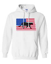 Load image into Gallery viewer, Pullover Hooded Sweatshirt North Dakota White Mountain Lion Vibrant Design High Quality Tight Knit Ring Spun Low Maintenance Cotton Printed With The Newest Available Color Transfer Technology