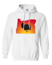 Load image into Gallery viewer, Pullover Hooded Sweatshirt Oregon White Turkey Vibrant Design High Quality Tight Knit Ring Spun Low Maintenance Cotton Printed With The Newest Available Color Transfer Technology