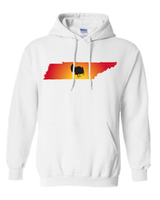 Load image into Gallery viewer, Pullover Hooded Sweatshirt Tennessee White Turkey Vibrant Design High Quality Tight Knit Ring Spun Low Maintenance Cotton Printed With The Newest Available Color Transfer Technology