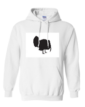 Load image into Gallery viewer, Pullover Hooded Sweatshirt Colorado White Turkey Vibrant Design High Quality Tight Knit Ring Spun Low Maintenance Cotton Printed With The Newest Available Color Transfer Technology