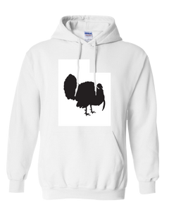 Pullover Hooded Sweatshirt Utah White Turkey Vibrant Design High Quality Tight Knit Ring Spun Low Maintenance Cotton Printed With The Newest Available Color Transfer Technology