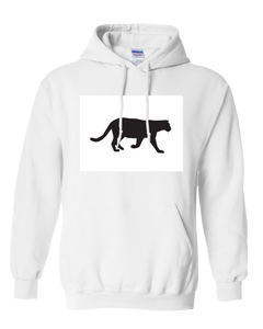 Pullover Hooded Sweatshirt Colorado White Mountain Lion Vibrant Design High Quality Tight Knit Ring Spun Low Maintenance Cotton Printed With The Newest Available Color Transfer Technology