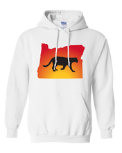 Load image into Gallery viewer, Pullover Hooded Sweatshirt Oregon White Mountain Lion Vibrant Design High Quality Tight Knit Ring Spun Low Maintenance Cotton Printed With The Newest Available Color Transfer Technology