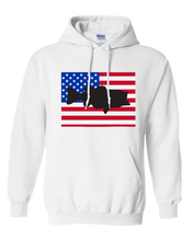 Load image into Gallery viewer, Pullover Hooded Sweatshirt Colorado White Large Mouth Bass Vibrant Design High Quality Tight Knit Ring Spun Low Maintenance Cotton Printed With The Newest Available Color Transfer Technology