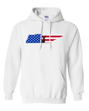 Load image into Gallery viewer, Pullover Hooded Sweatshirt Tennessee White Whitetail Deer Vibrant Design High Quality Tight Knit Ring Spun Low Maintenance Cotton Printed With The Newest Available Color Transfer Technology