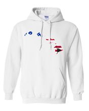 Load image into Gallery viewer, Pullover Hooded Sweatshirt Hawaii White Axis Deer Vibrant Design High Quality Tight Knit Ring Spun Low Maintenance Cotton Printed With The Newest Available Color Transfer Technology