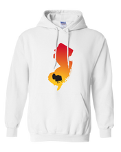Load image into Gallery viewer, Pullover Hooded Sweatshirt New Jersey White Turkey Vibrant Design High Quality Tight Knit Ring Spun Low Maintenance Cotton Printed With The Newest Available Color Transfer Technology